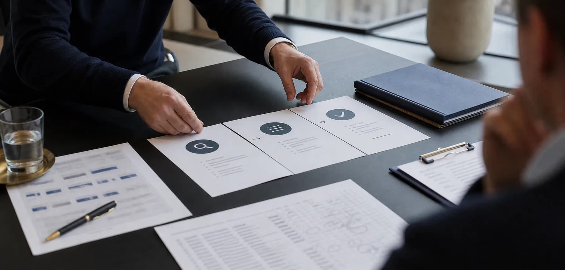 Consultants structure a written review and approval scope